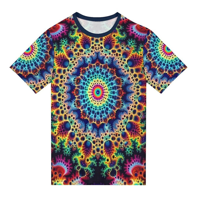 Funny Fractal Psychedelic T-Shirt - Swaggy Clothing