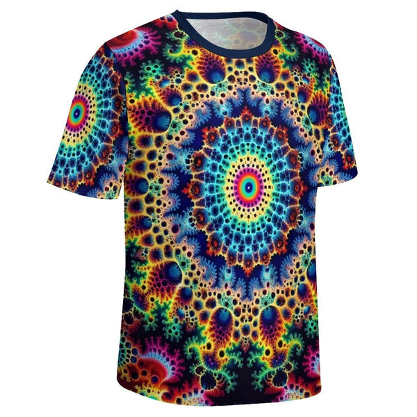 Funny Fractal Psychedelic T-Shirt - Swaggy Clothing