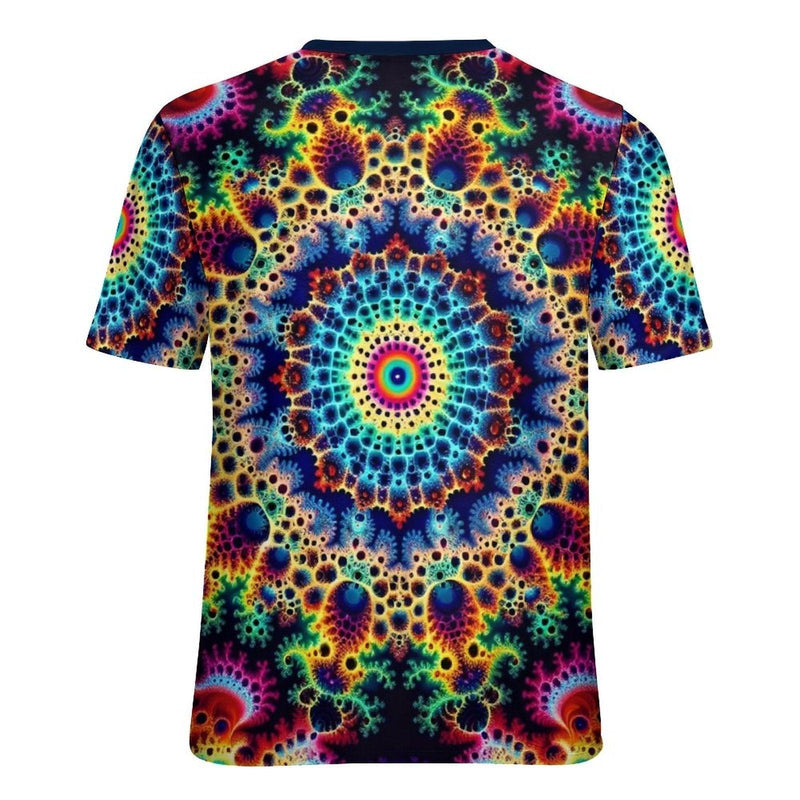 Funny Fractal Psychedelic T-Shirt - Swaggy Clothing