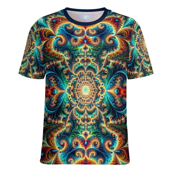 Geometric Optical Illusion T-Shirt - Swaggy Clothing