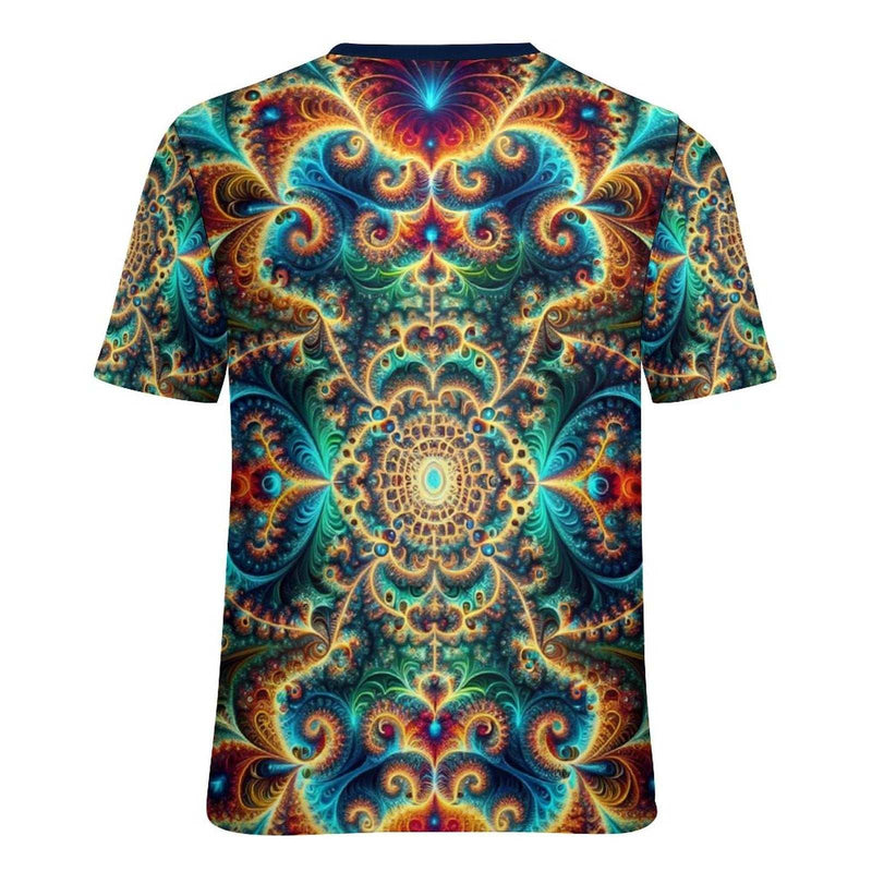 Geometric Optical Illusion T-Shirt - Swaggy Clothing