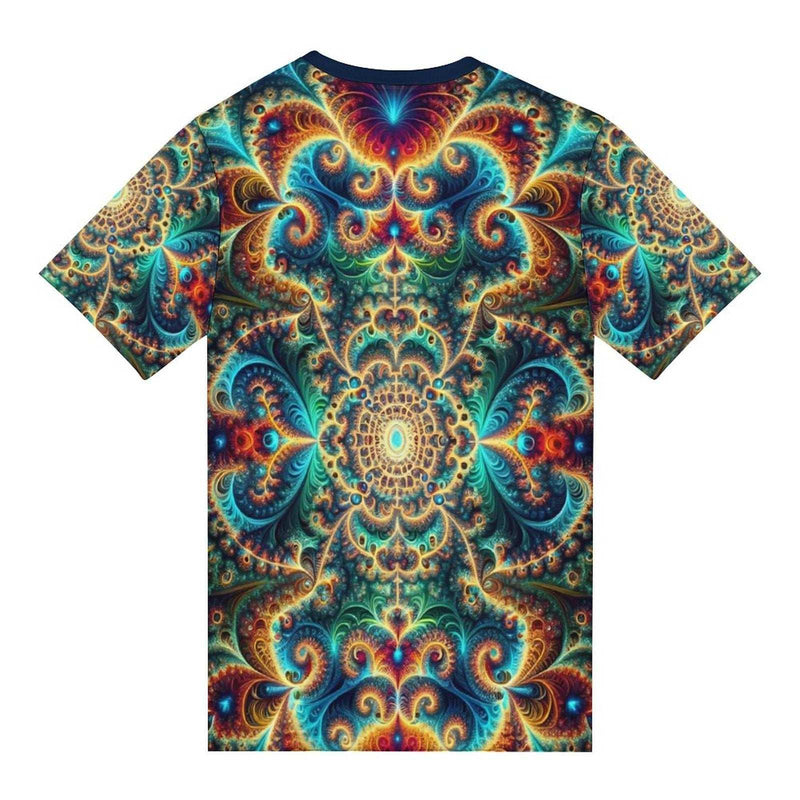 Geometric Optical Illusion T-Shirt - Swaggy Clothing