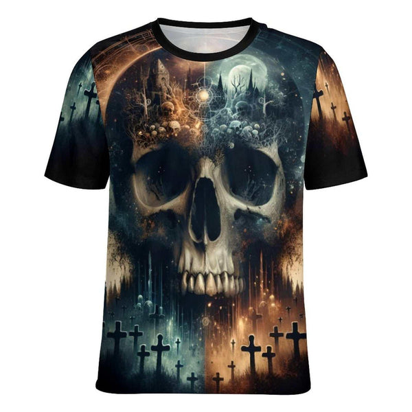 Gothic Skull T-shirt - Swaggy Clothing