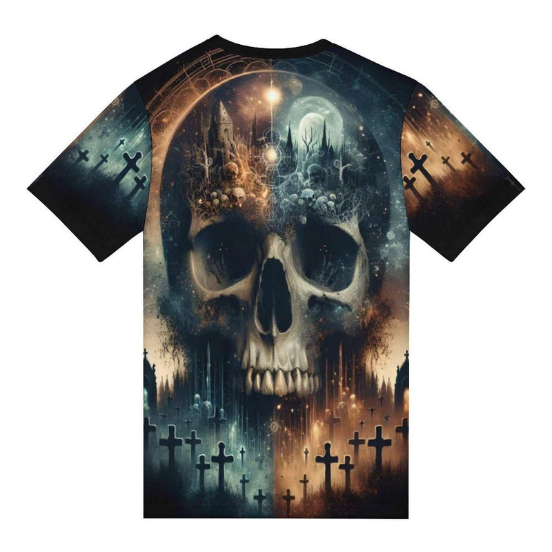 Gothic Skull T-shirt - Swaggy Clothing