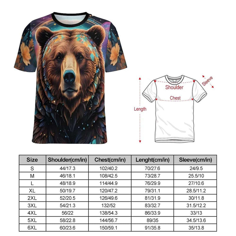 Grizzly Bear T-Shirt - Swaggy Clothing