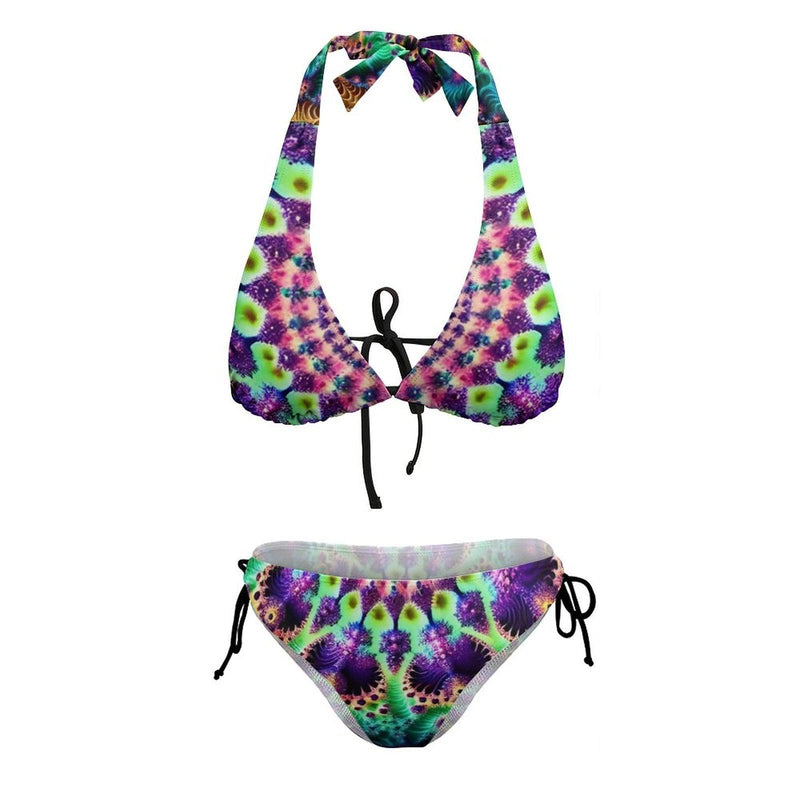 hot fractal bikini - Swaggy Clothing