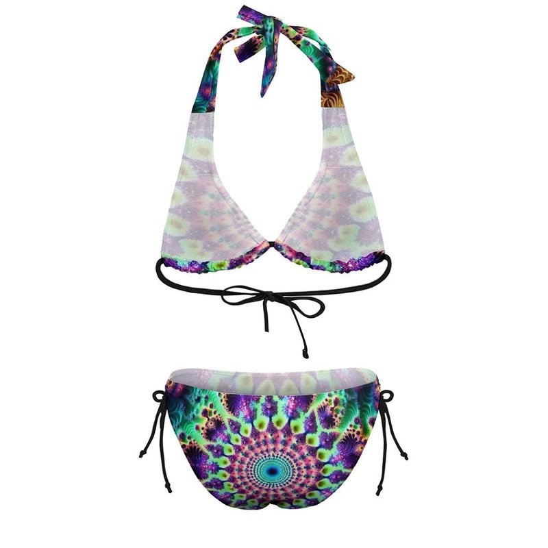 hot fractal bikini - Swaggy Clothing