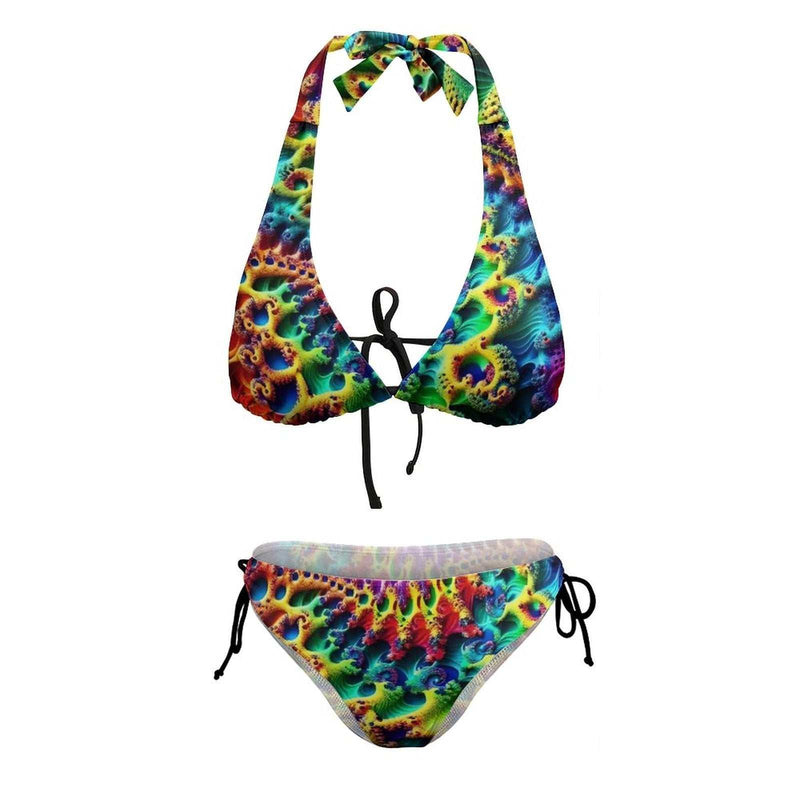 Hot Fractal Bikini - Swaggy Clothing