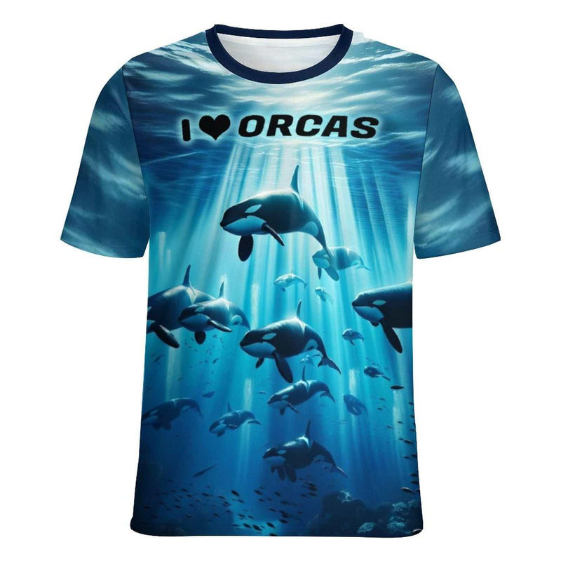 I love Orcas Killer Whale T-Shirt