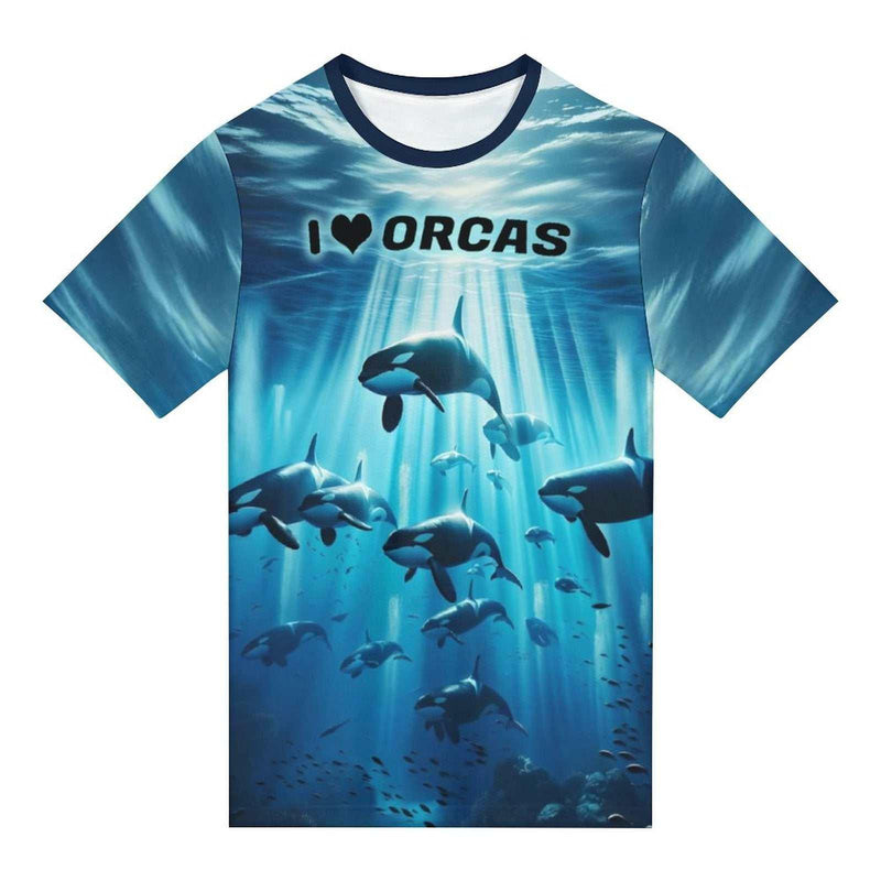 I love Orcas Killer Whale T-Shirt