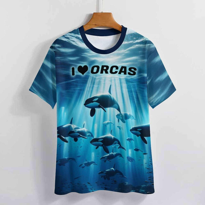 I love Orcas Killer Whale T-Shirt