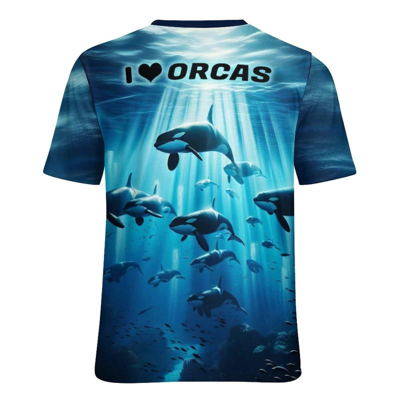 I love Orcas Killer Whale T-Shirt