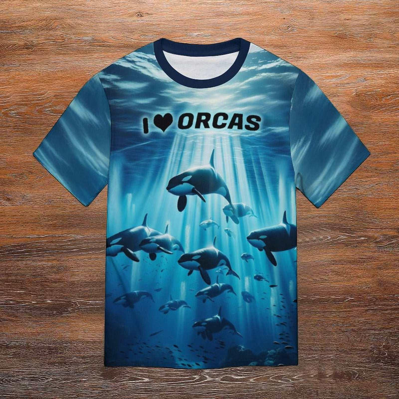 I love Orcas Killer Whale T-Shirt