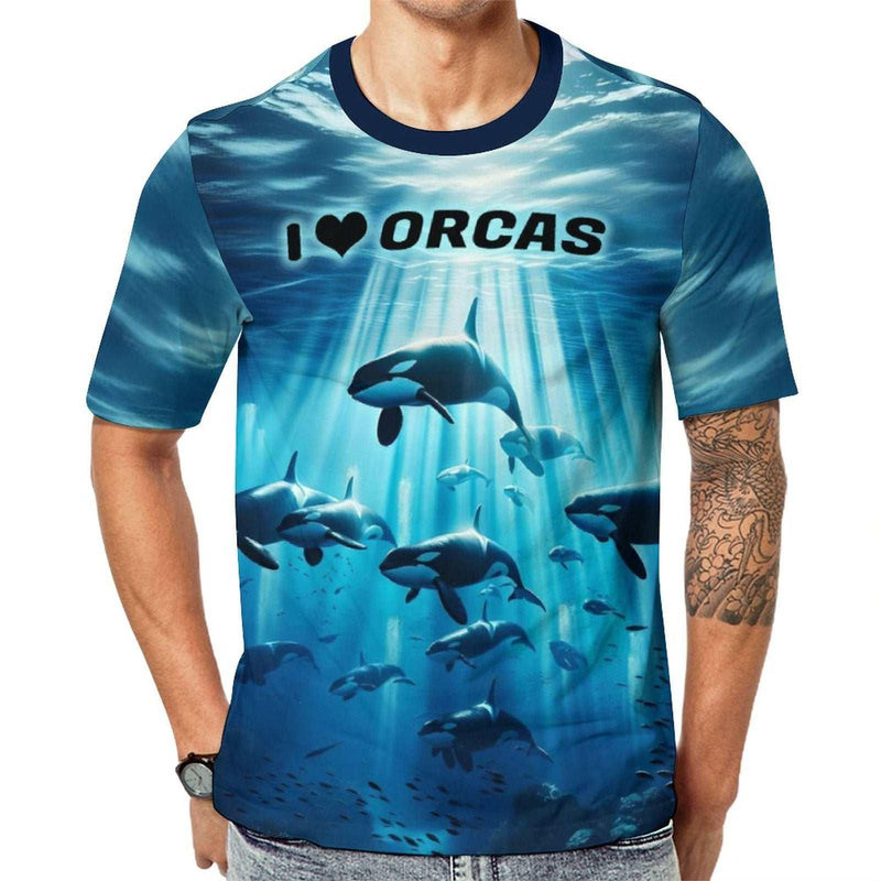 I love Orcas Killer Whale T-Shirt