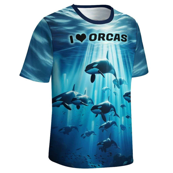 I love Orcas Killer Whale T-Shirt