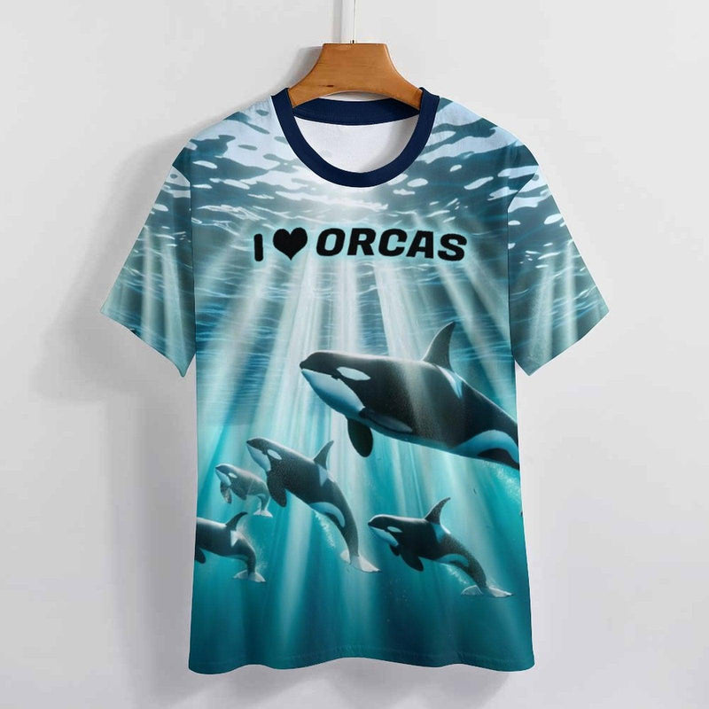 killer whale orca t-shirt - Swaggy Clothing