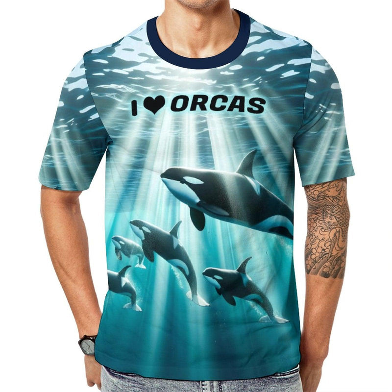 killer whale orca t-shirt - Swaggy Clothing