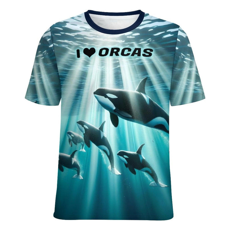 killer whale orca t-shirt - Swaggy Clothing