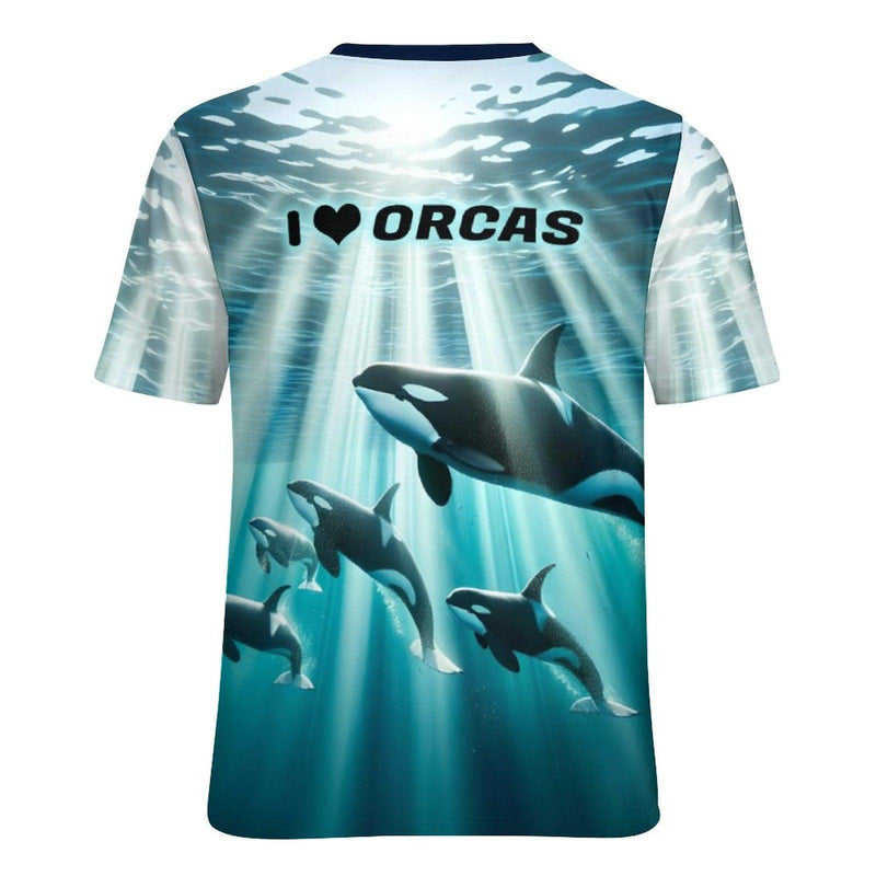 killer whale orca t-shirt - Swaggy Clothing