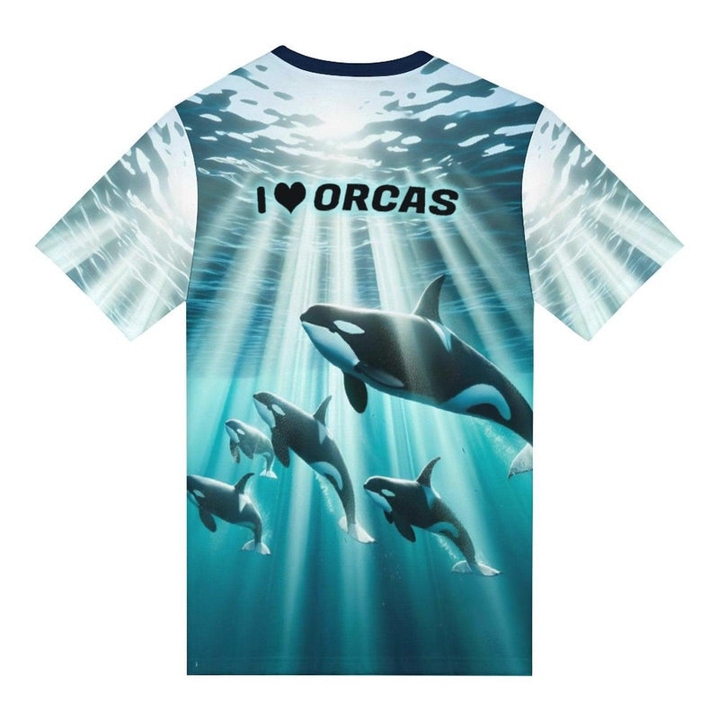 killer whale orca t-shirt - Swaggy Clothing