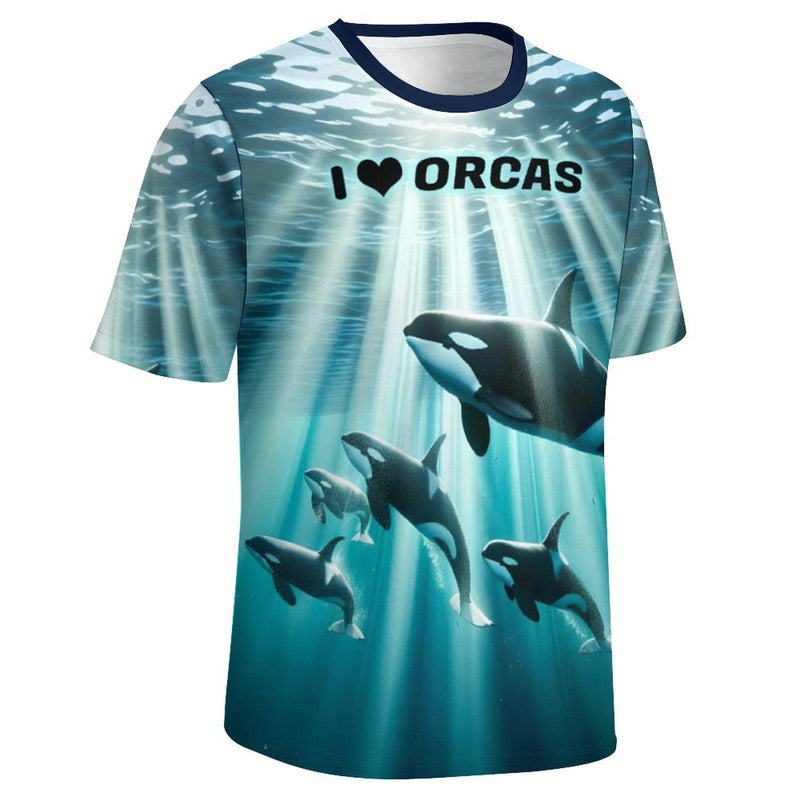 killer whale orca t-shirt - Swaggy Clothing