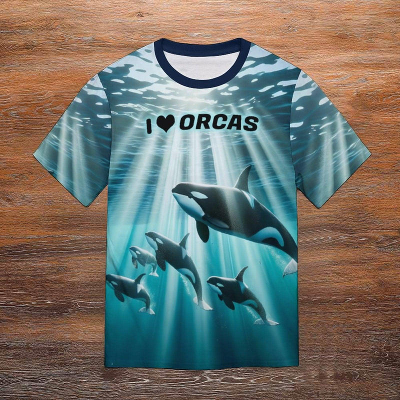 killer whale orca t-shirt - Swaggy Clothing