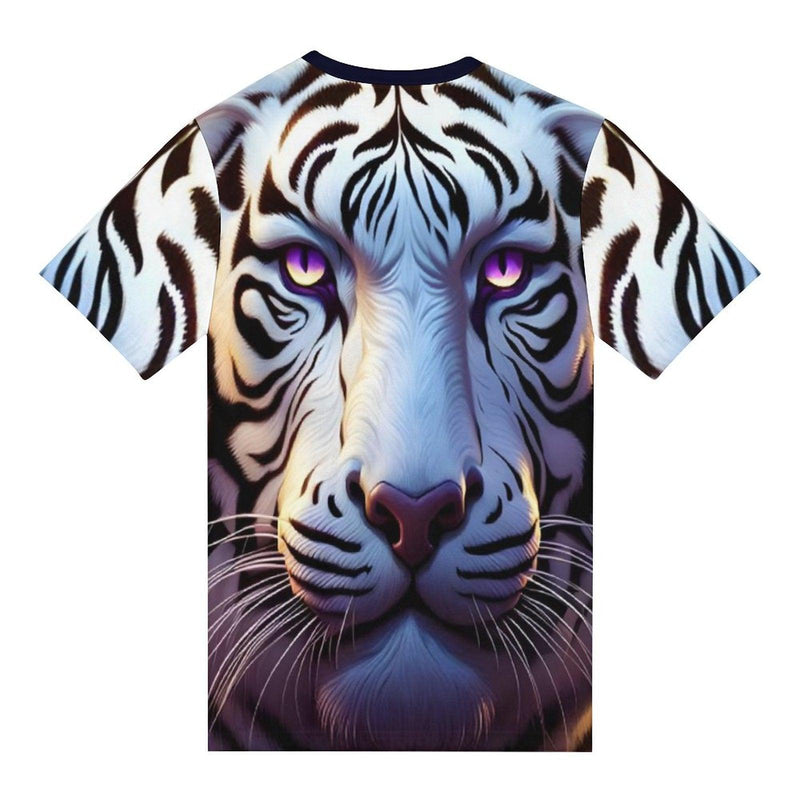 Magical White Tiger T-Shirt - Swaggy Clothing