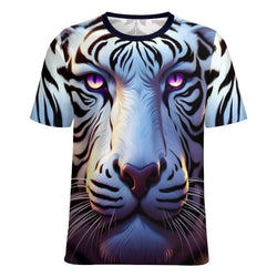 Magical White Tiger T-Shirt - Swaggy Clothing