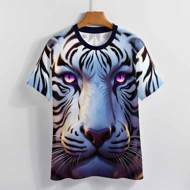 Magical White Tiger T-Shirt - Swaggy Clothing