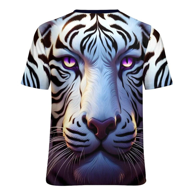 Magical White Tiger T-Shirt - Swaggy Clothing