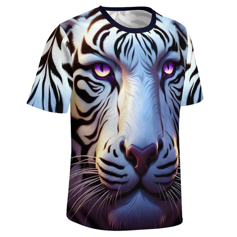 Magical White Tiger T-Shirt - Swaggy Clothing