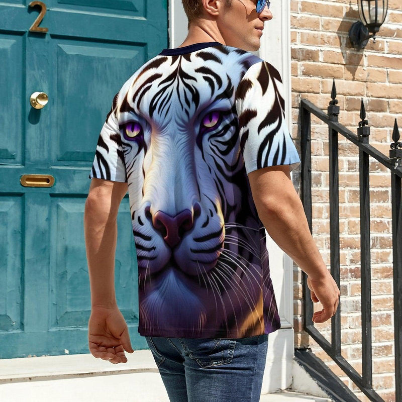 Magical White Tiger T-Shirt - Swaggy Clothing