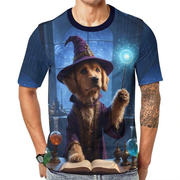 Magical - Wizard Dog T-Shirt - Swaggy Clothing