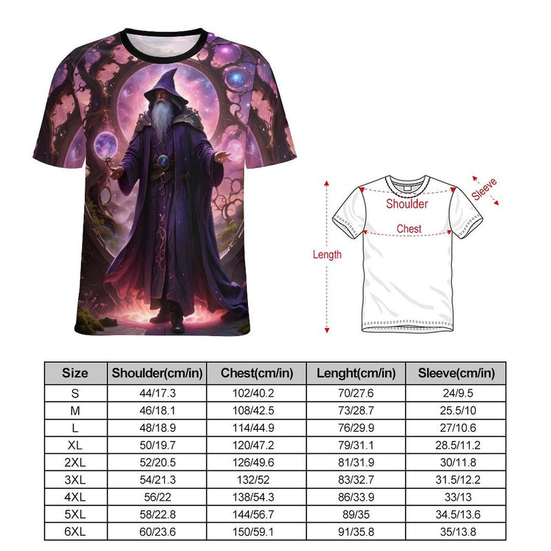 Magical Wizard Fantasy T-Shirt - Swaggy Clothing