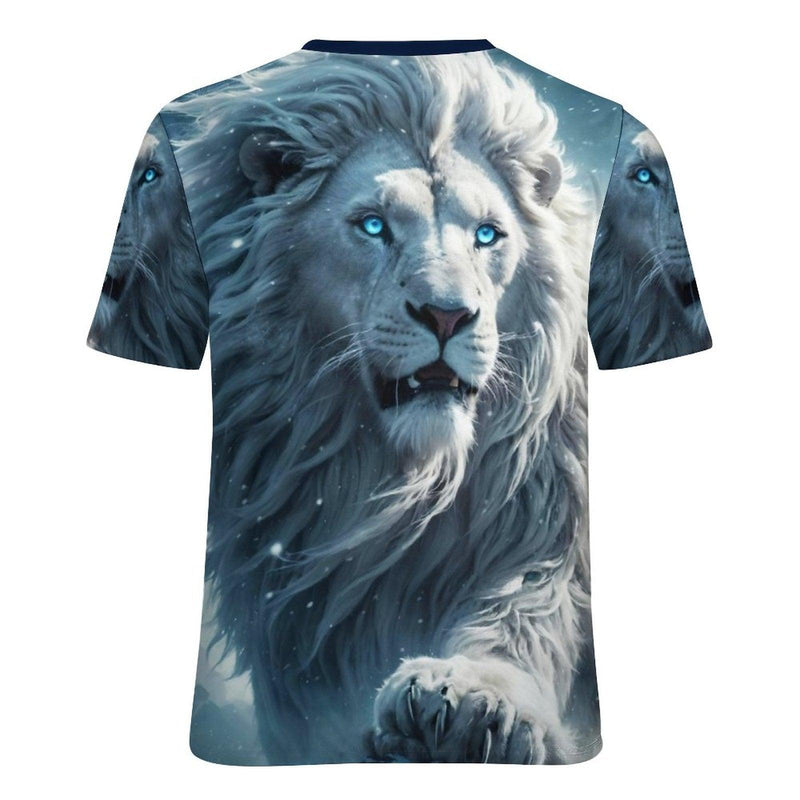 Majestic Lion Face T-Shirt - Swaggy Clothing