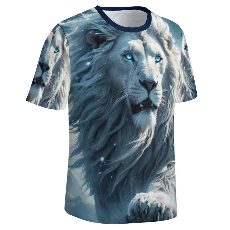 Majestic Lion Face T-Shirt - Swaggy Clothing