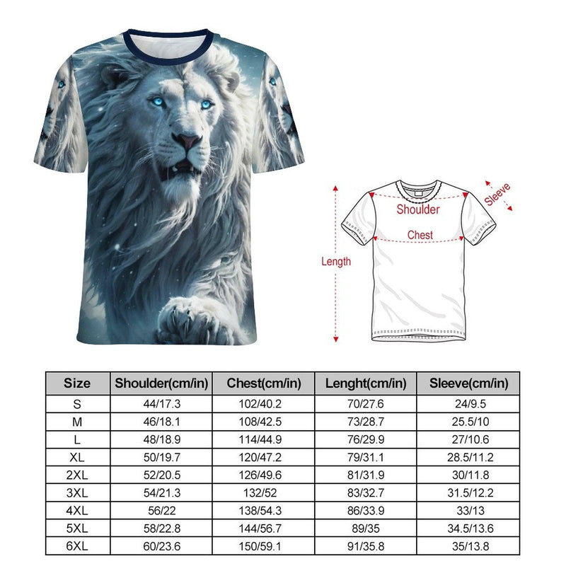 Majestic Lion Face T-Shirt - Swaggy Clothing