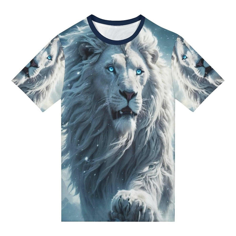 Majestic Lion Face T-Shirt - Swaggy Clothing