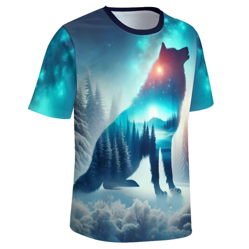 Men's Spirit Wolf T-Shirt - Swaggy Clothing