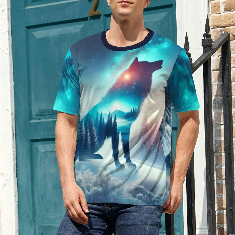 Men's Spirit Wolf T-Shirt - Swaggy Clothing