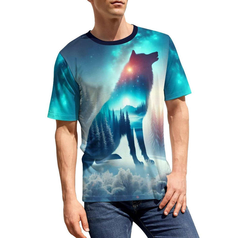 Men's Spirit Wolf T-Shirt - Swaggy Clothing