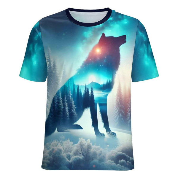 Men's Spirit Wolf T-Shirt - Swaggy Clothing