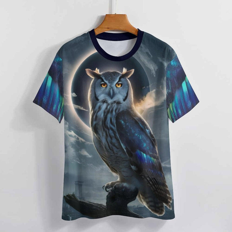 Mystical Owl Spirit Animal T-Shirt - Swaggy Clothing