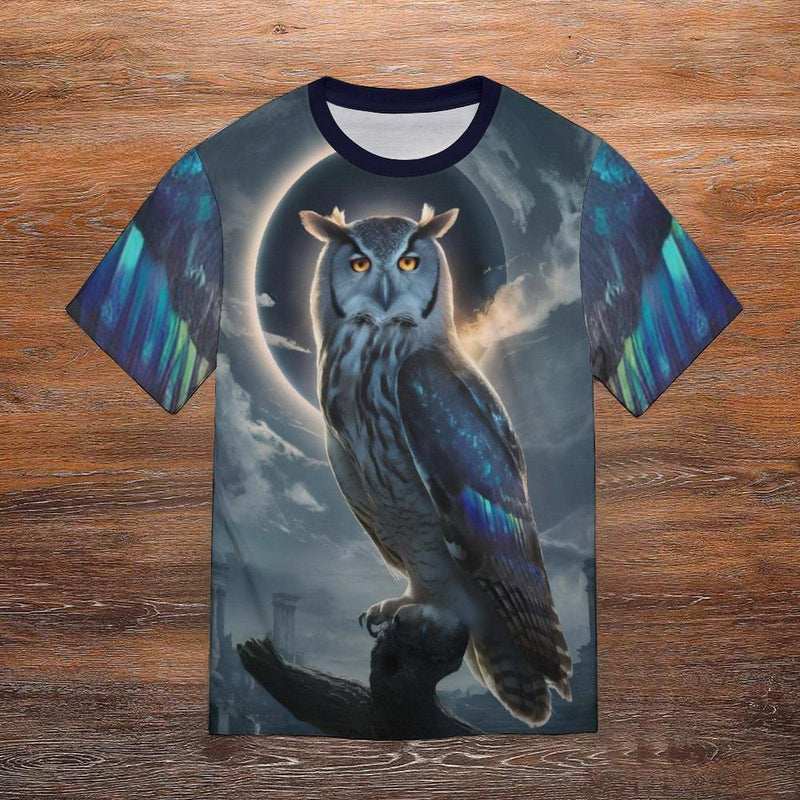 Mystical Owl Spirit Animal T-Shirt - Swaggy Clothing