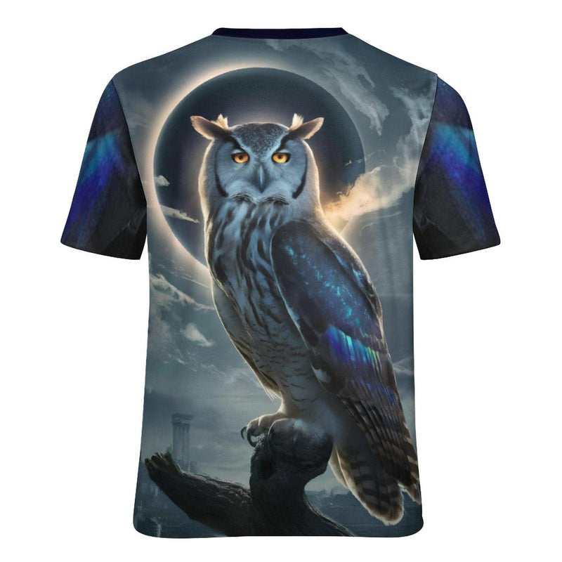 Mystical Owl Spirit Animal T-Shirt - Swaggy Clothing