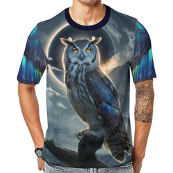 Mystical Owl Spirit Animal T-Shirt - Swaggy Clothing