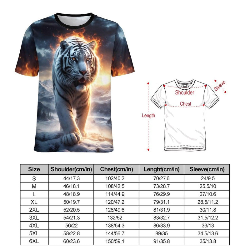 Mystical Tiger Spirit Animal T-Shirt - Swaggy Clothing