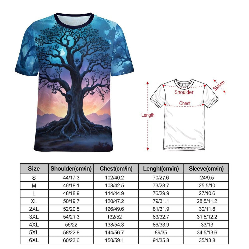 Mystical Tree of Life T-Shirt - Swaggy Clothing