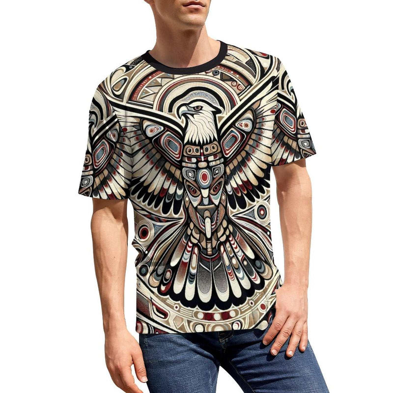 Native American Eagle T-Shirt - Swaggy Clothing