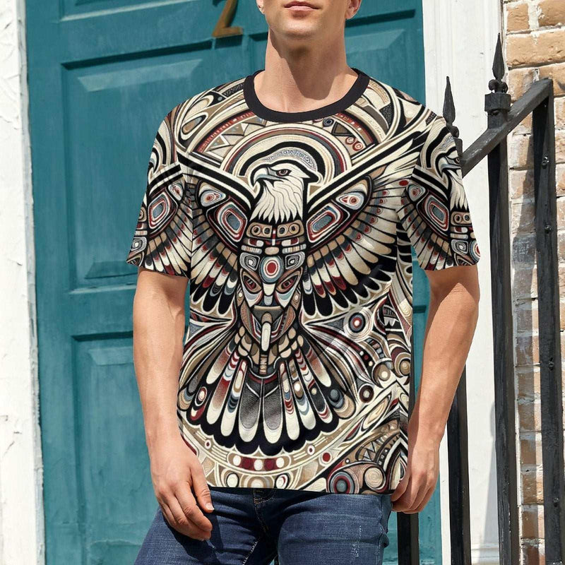 Native American Eagle T-Shirt - Swaggy Clothing